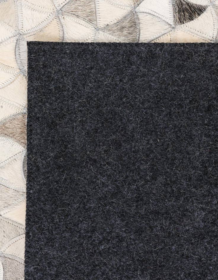 Detail image of  5' x 7' 9 Cowhide Leather Rug