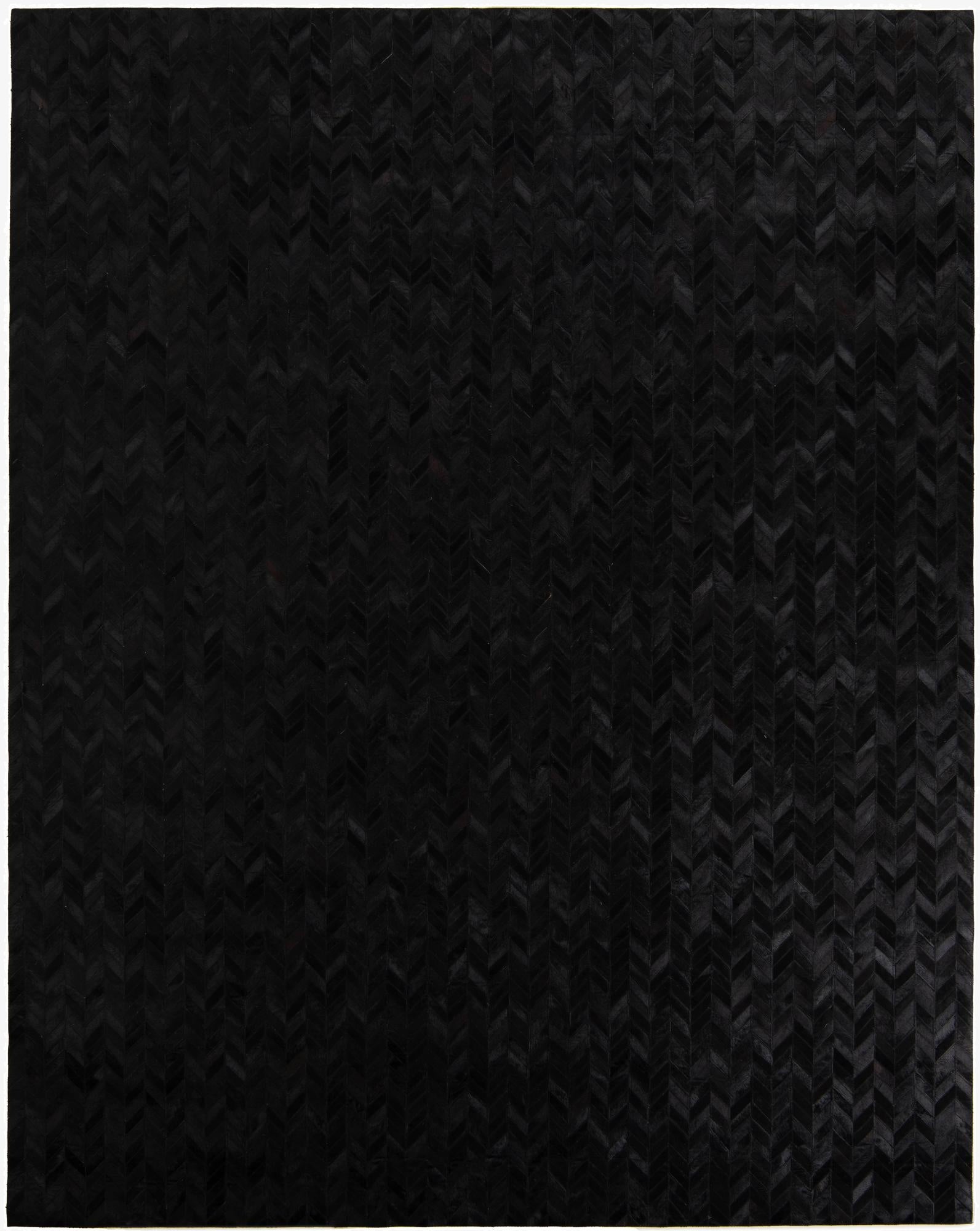  7' 10 x 9' 10 Cowhide Leather Rug