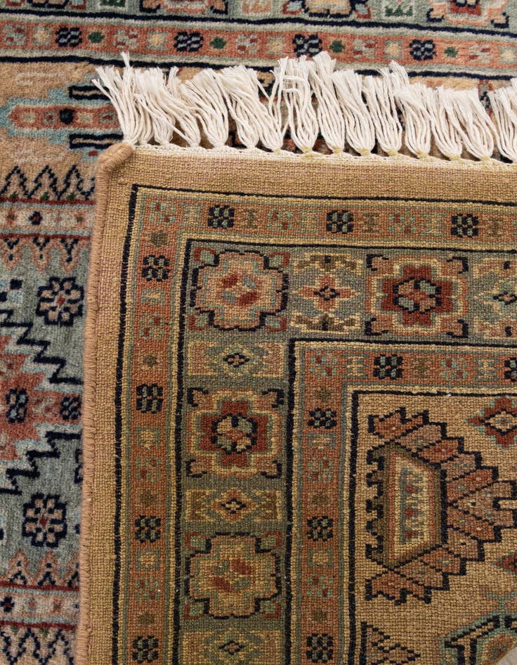 Detail image of  2' 7 x 4' 6  Hand Knotted Karachi Wool Rug
