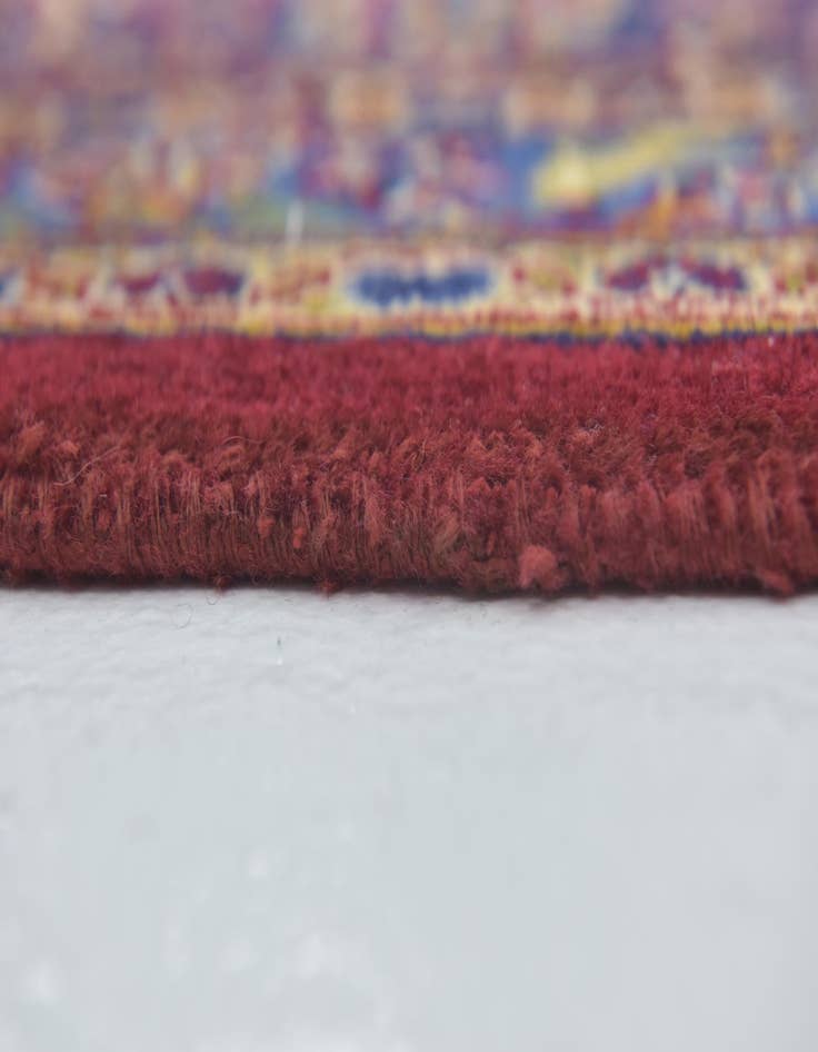 Detail image of  10' x 13' 5  Hand Knotted Kashan Persian Wool Rug