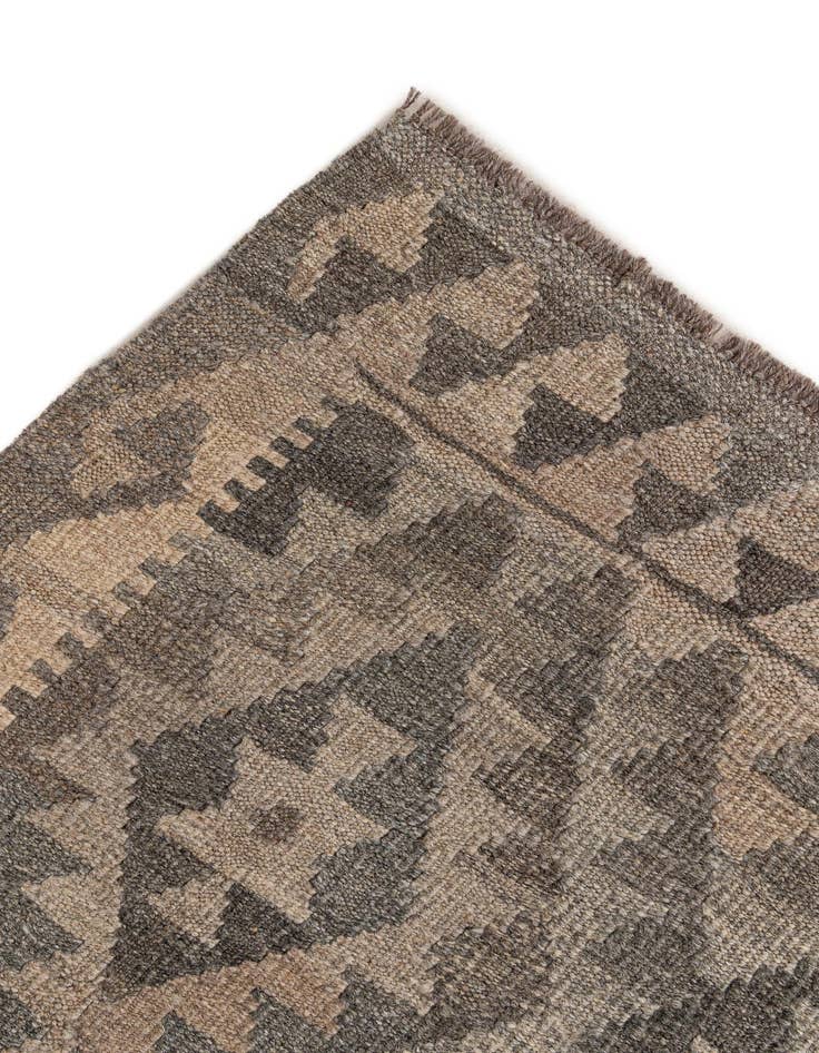 Detail image of  5' 3 x 6' 6  Hand Woven Kilim Maymana Wool Rug