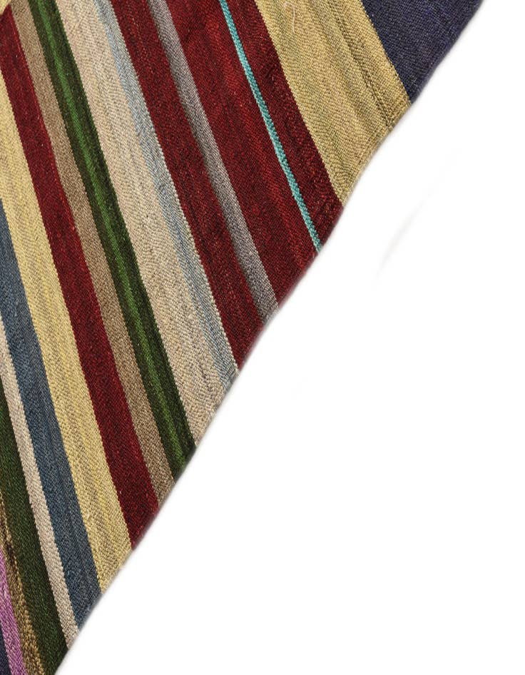 Detail image of  8' 1 x 11' 2  Hand Woven Kilim Modern Wool Rug