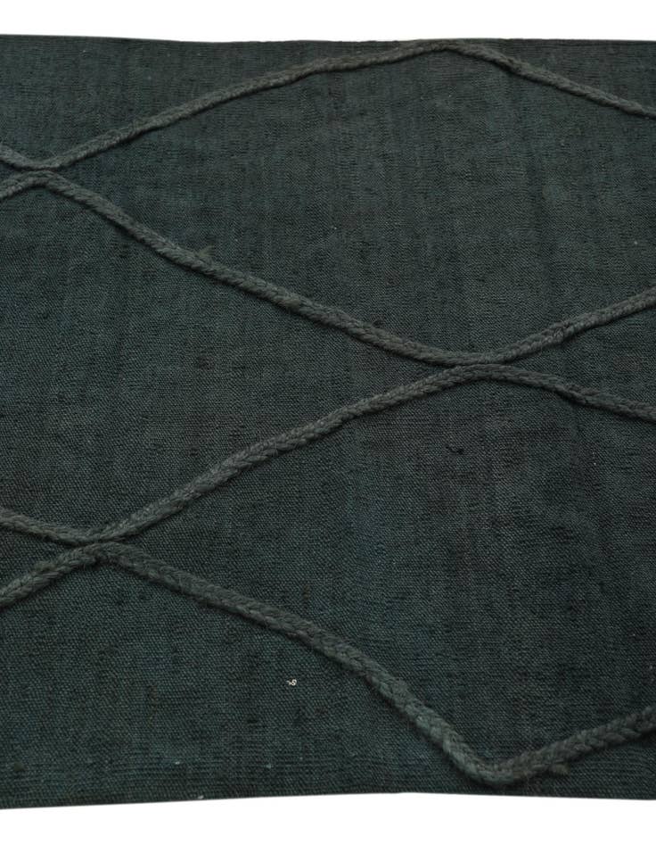 Detail image of  3' 5 x 4' 11  Hand Woven Kilim Modern Wool Rug