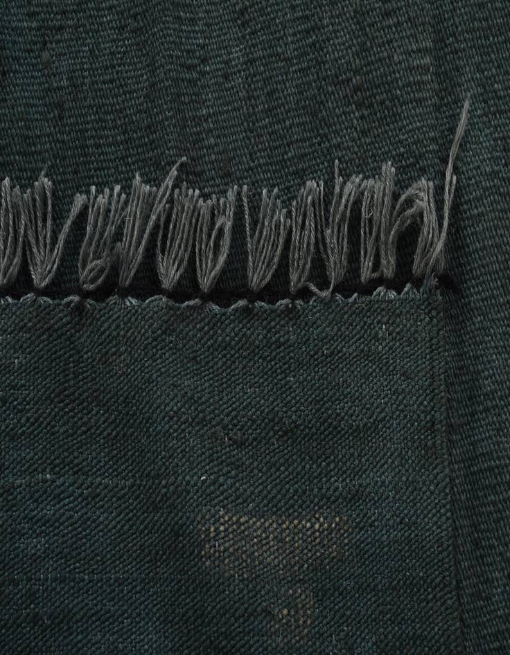 Detail image of  3' 5 x 4' 11  Hand Woven Kilim Modern Wool Rug