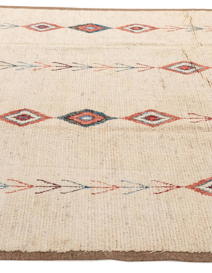 Detail image of  6' 6 x 10' 1  Hand Knotted Moroccan Wool Rug