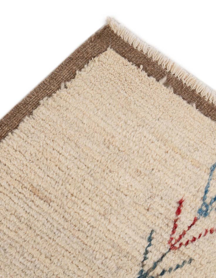 Detail image of  6' 6 x 10' 1  Hand Knotted Moroccan Wool Rug