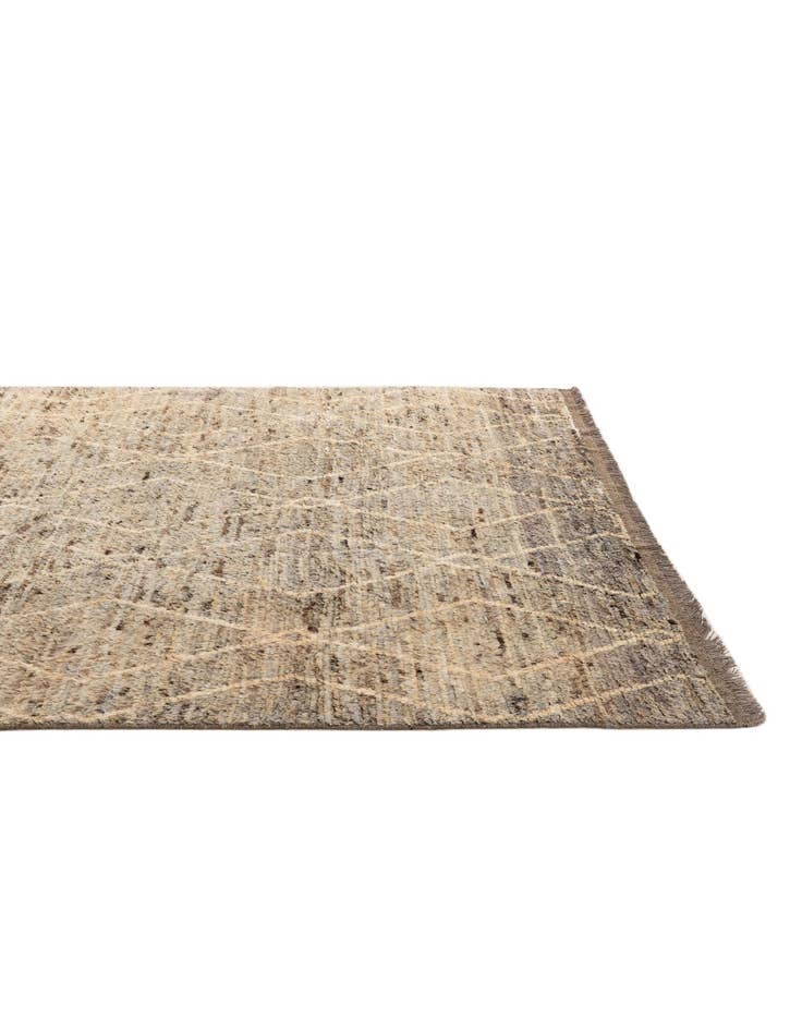 Detail image of  7' x 9' 6  Hand Knotted Moroccan Wool Rug