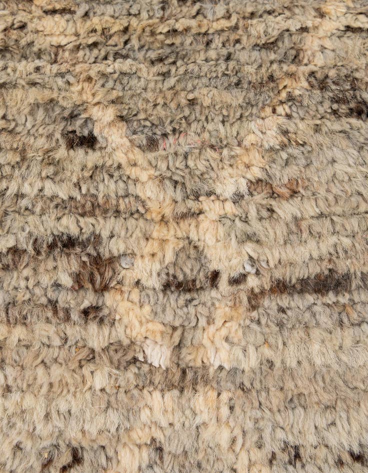 Detail image of  7' x 9' 6  Hand Knotted Moroccan Wool Rug