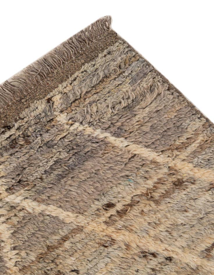 Detail image of  7' x 9' 6  Hand Knotted Moroccan Wool Rug