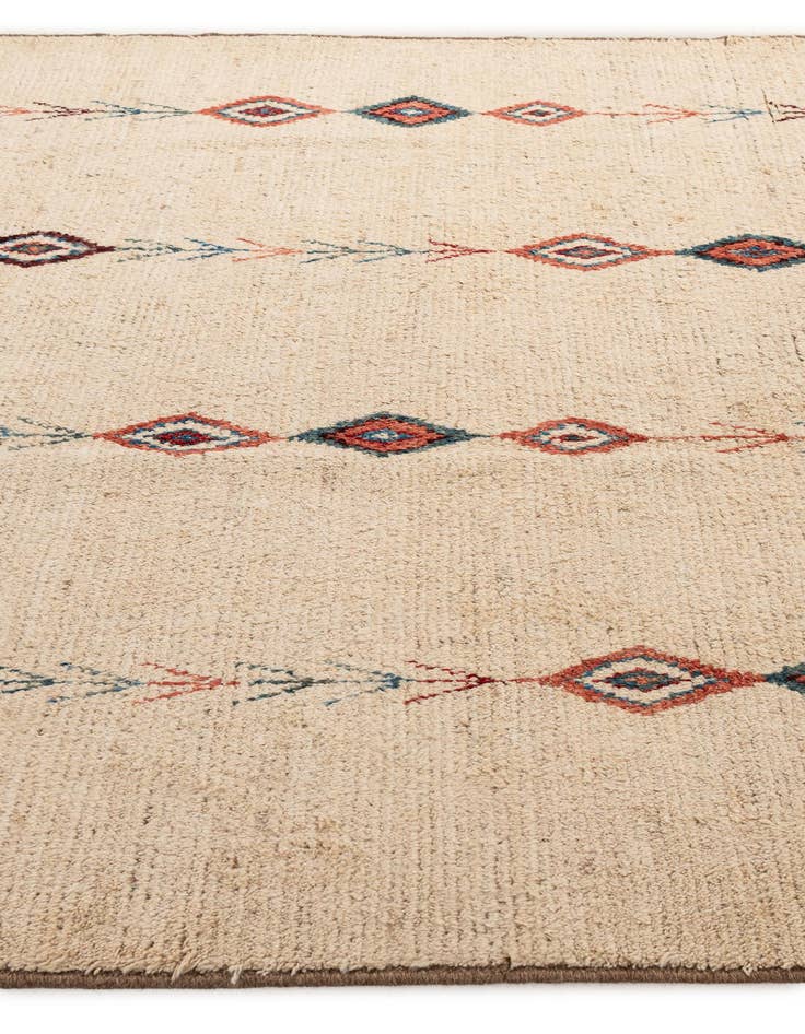 Detail image of  6' 9 x 9' 6  Hand Knotted Moroccan Wool Rug