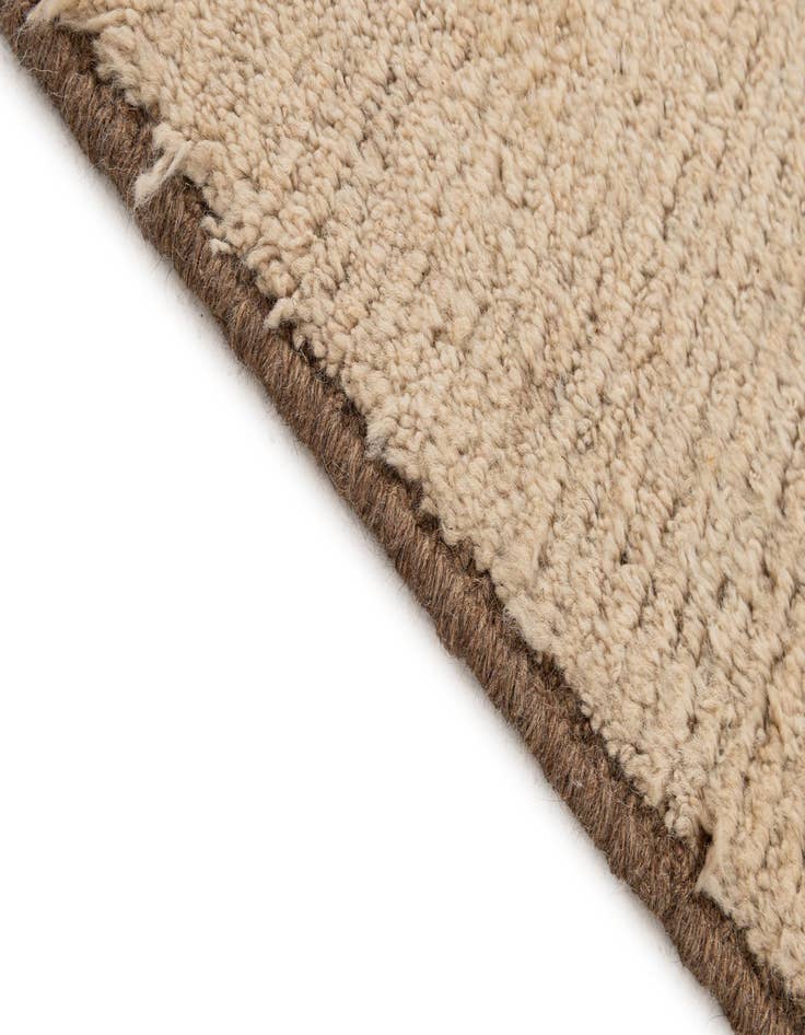 Detail image of  6' 9 x 9' 6  Hand Knotted Moroccan Wool Rug