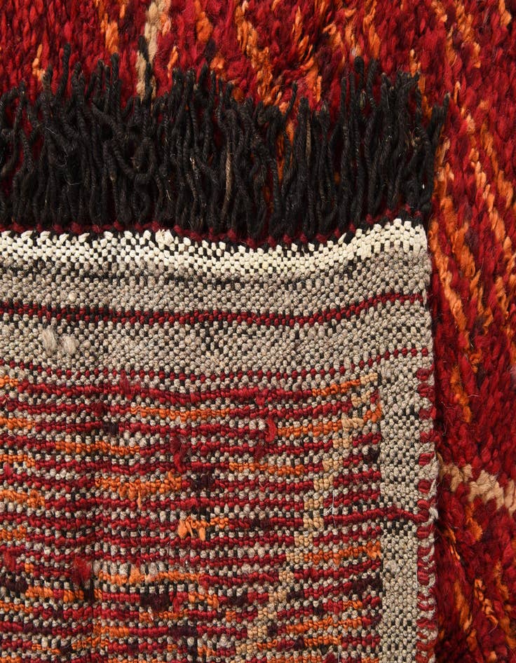 Detail image of  4' 3 x 6' 8  Hand Knotted Moroccan Wool Rug