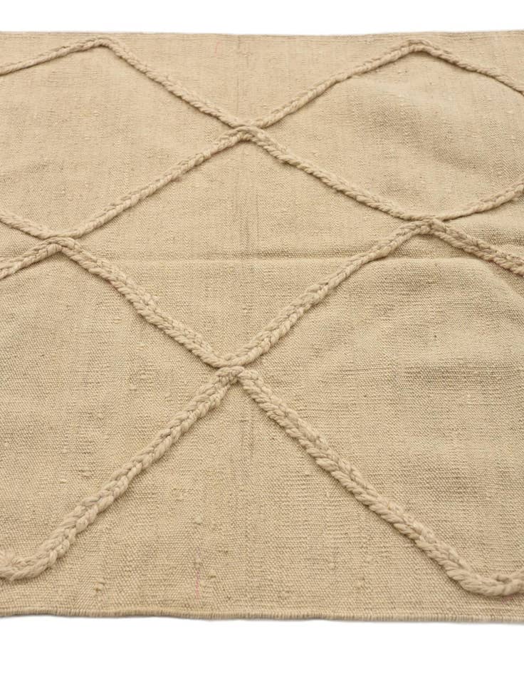 Detail image of  3' 6 x 5' 2  Hand Knotted Moroccan Wool Rug