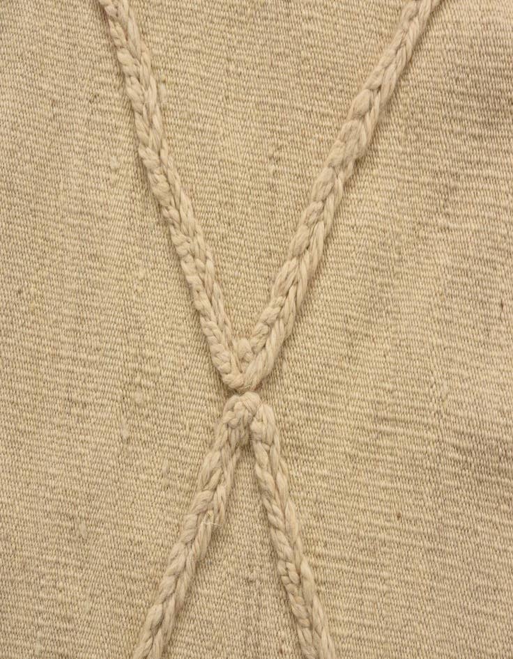 Detail image of  3' 6 x 5' 2  Hand Knotted Moroccan Wool Rug