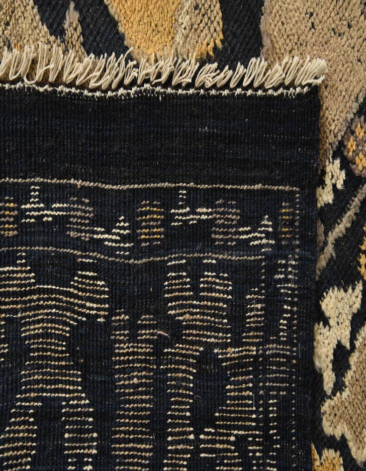 Detail image of  9' 3 x 12' 4  Hand Knotted Oushak Wool Rug