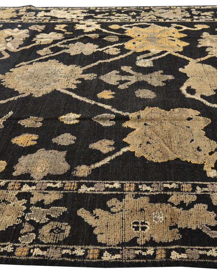 Detail image of  9' 3 x 12' 4  Hand Knotted Oushak Wool Rug