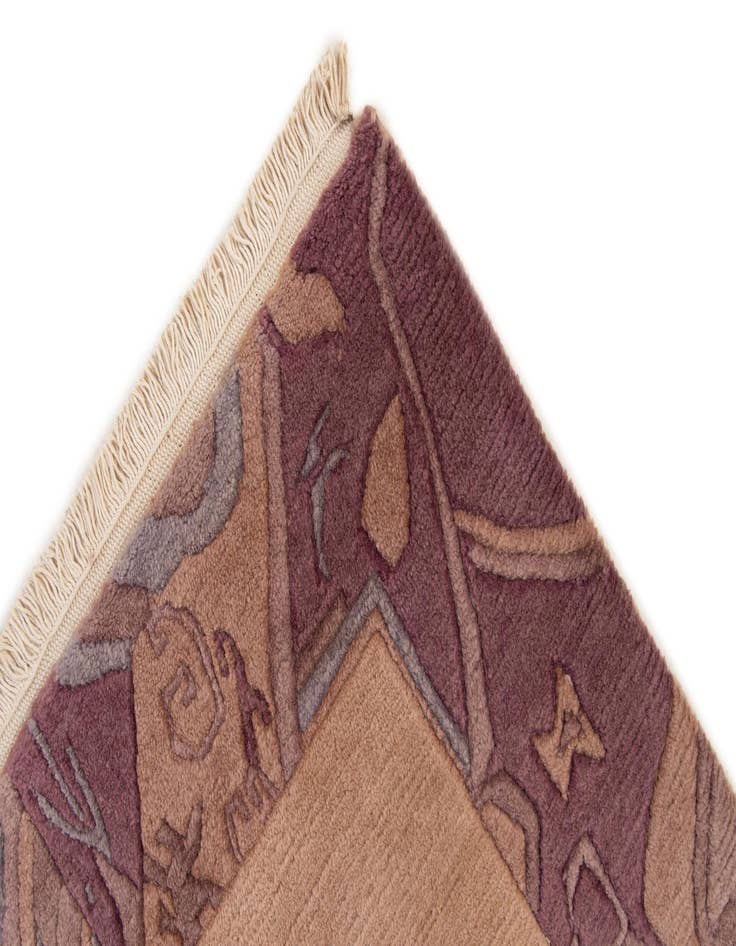 Detail image of  4' 1 x 5' 10  Hand Knotted Tibet Wool Rug