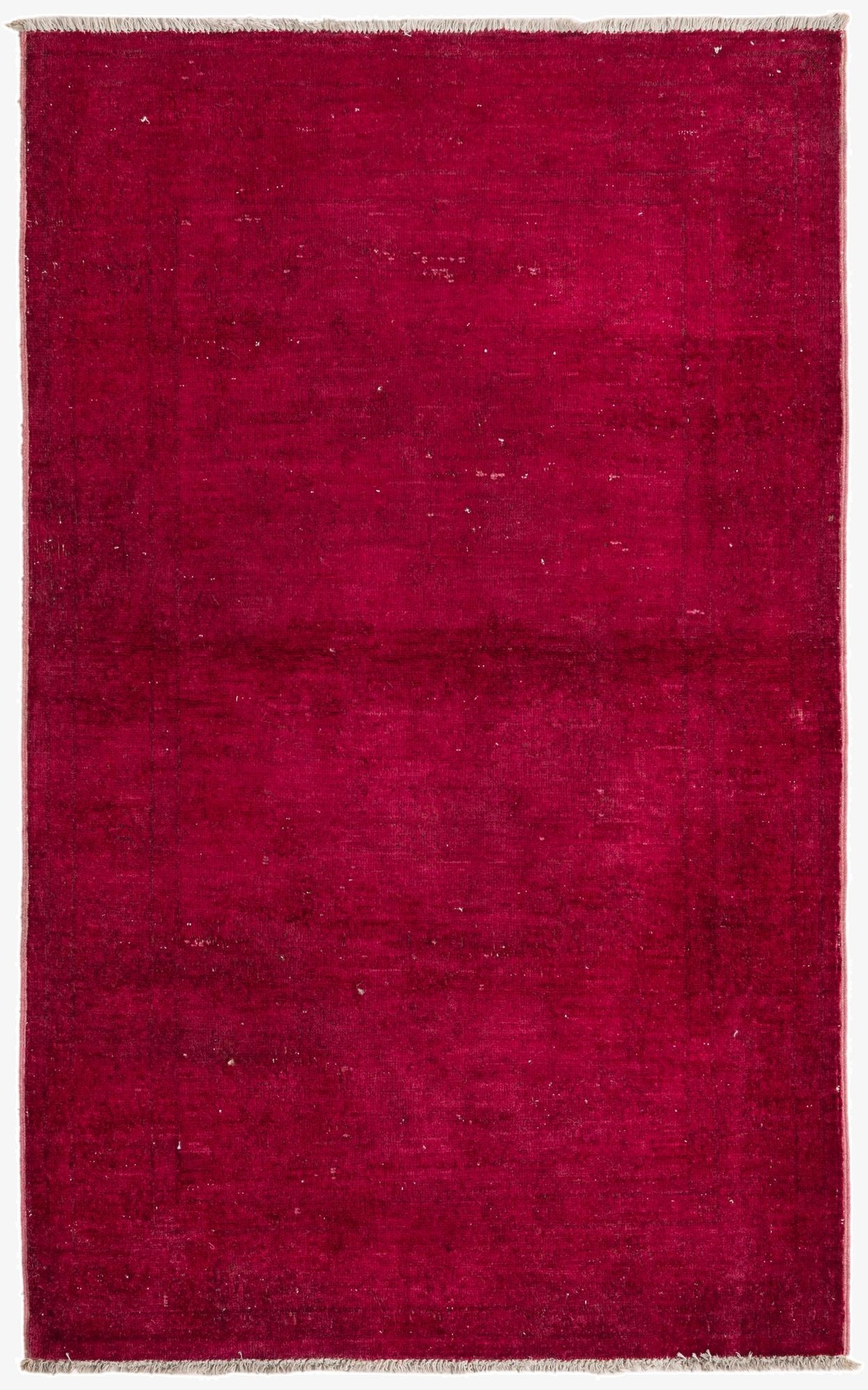  3' 2 x 5' 2  Hand Knotted Ultra Vintage Persian Wool Rug