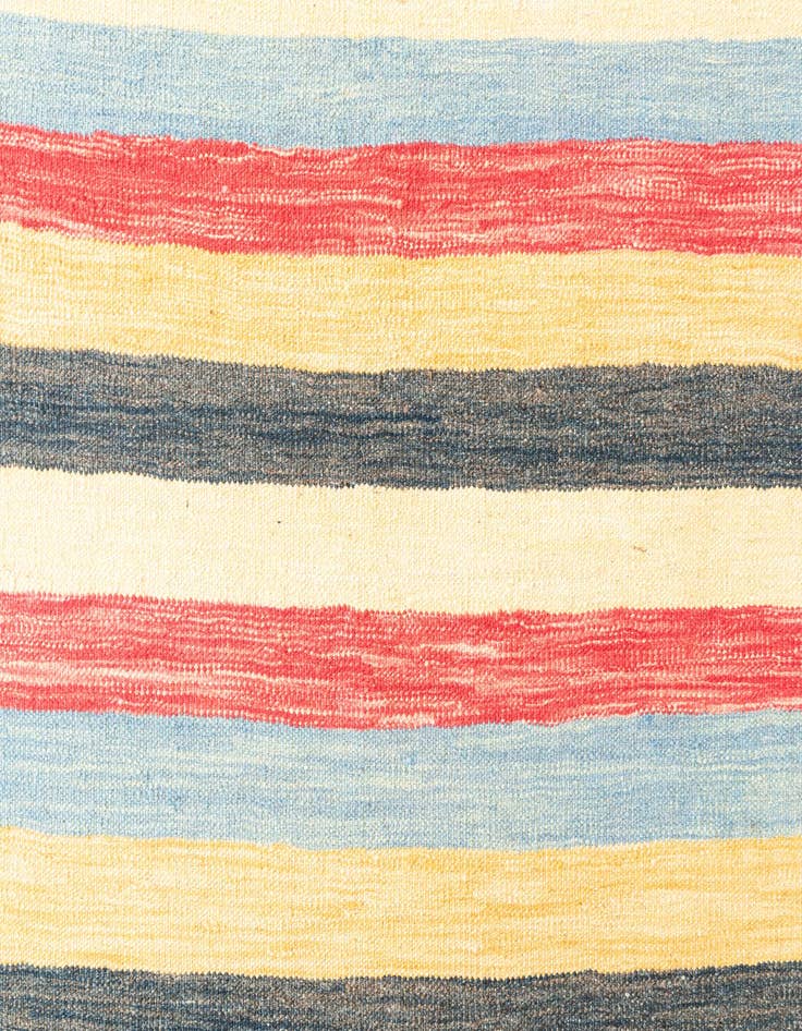 Detail image of  3' 3 x 6' 7  Hand Woven Kilim Maymana Wool Runner Rug