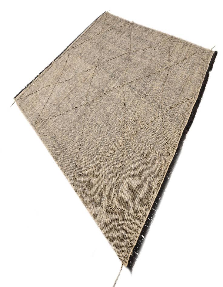 Detail image of  8' 8 x 9' 3  Hand Knotted Moroccan Wool Square Rug