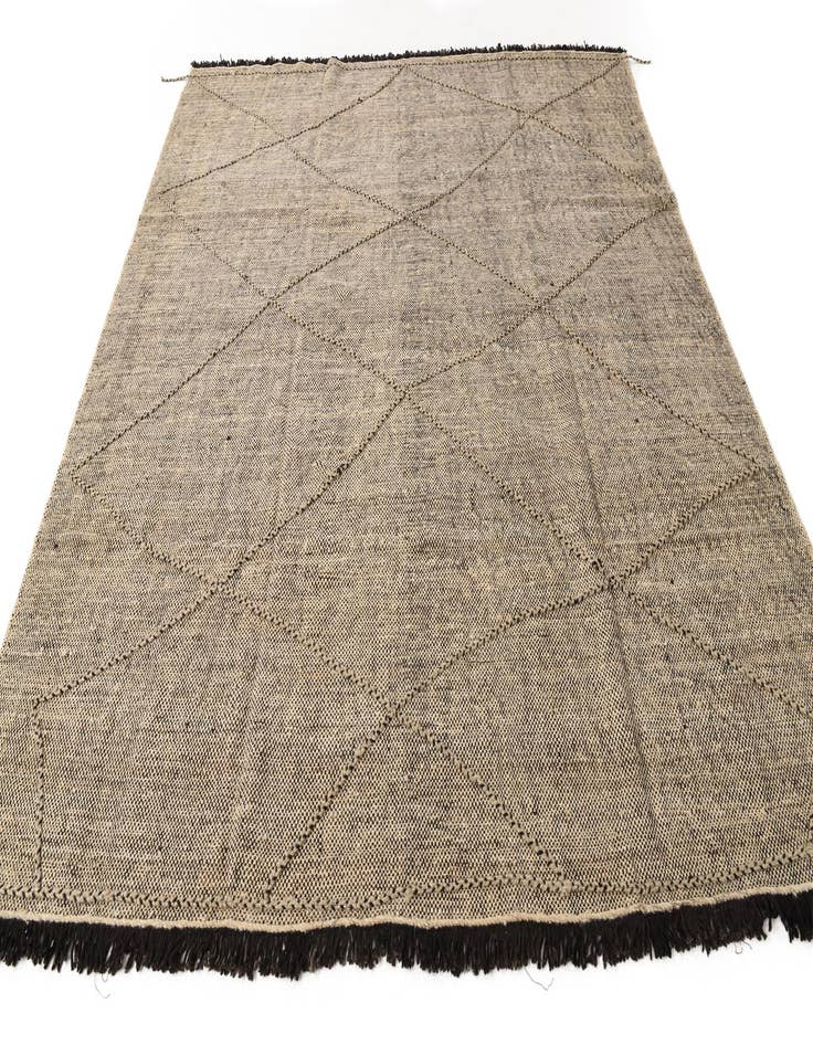 Detail image of  8' 8 x 9' 3  Hand Knotted Moroccan Wool Square Rug