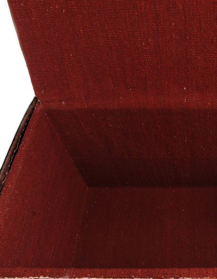 Detail image of  1' 7 x 3'  Hand Knotted Furniture Trunk