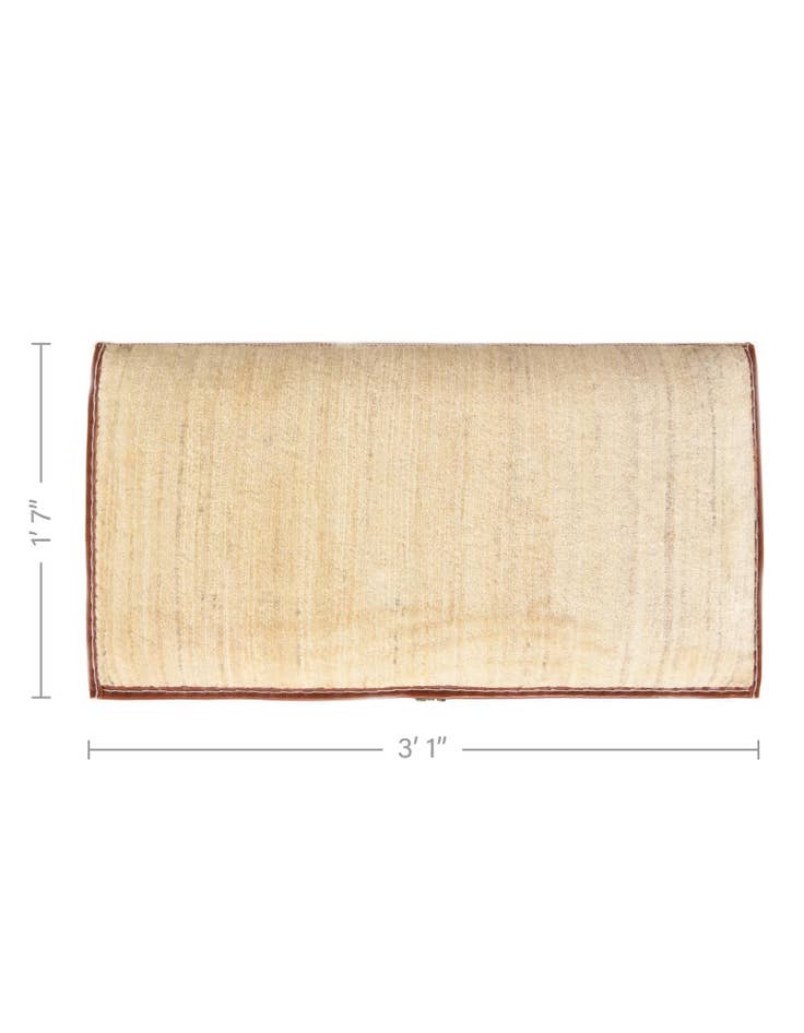 Detail image of  1' 7 x 3' 1  Hand Knotted Furniture Trunk