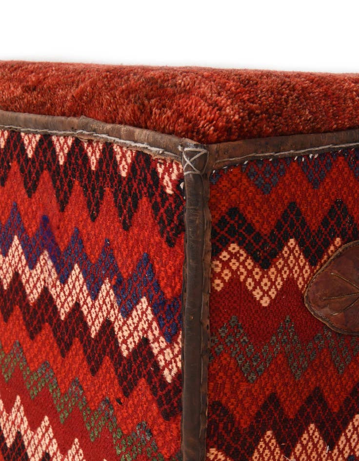 Detail image of  1' 6 x 3'  Hand Knotted Furniture Trunk