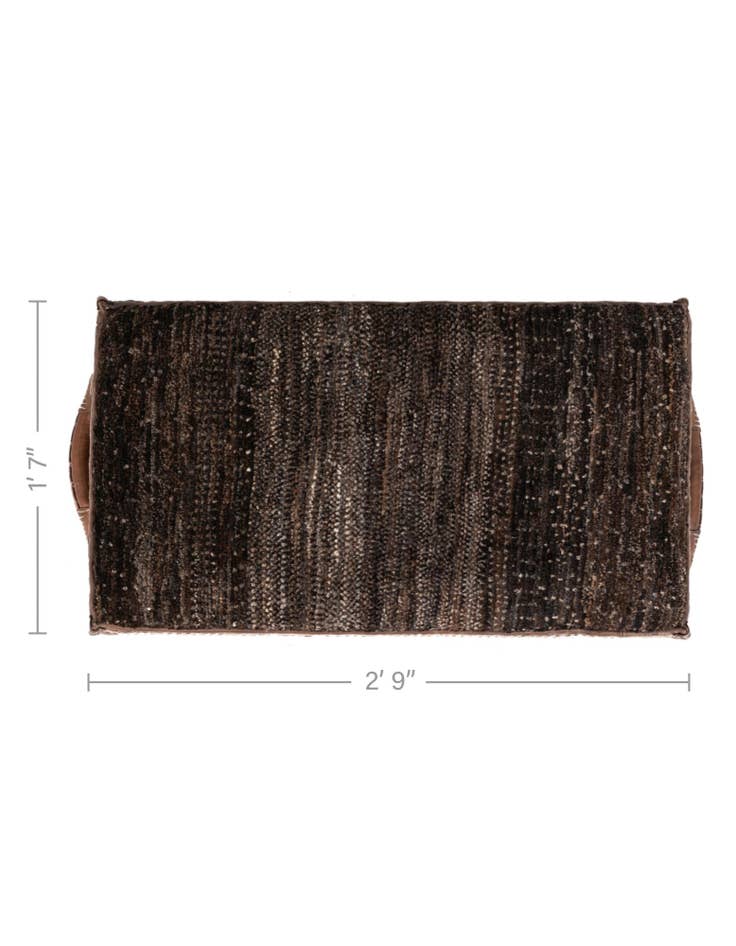 Detail image of  1' 7 x 2' 9  Hand Knotted Furniture Trunk