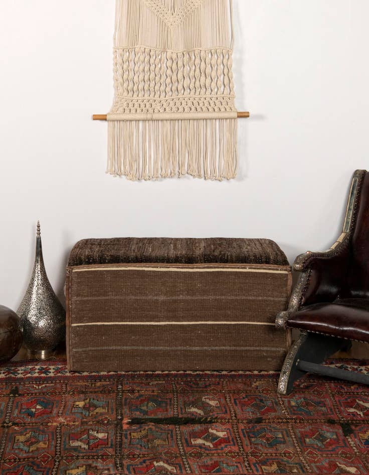 Detail image of  1' 6 x 3' 2  Hand Knotted Furniture Trunk