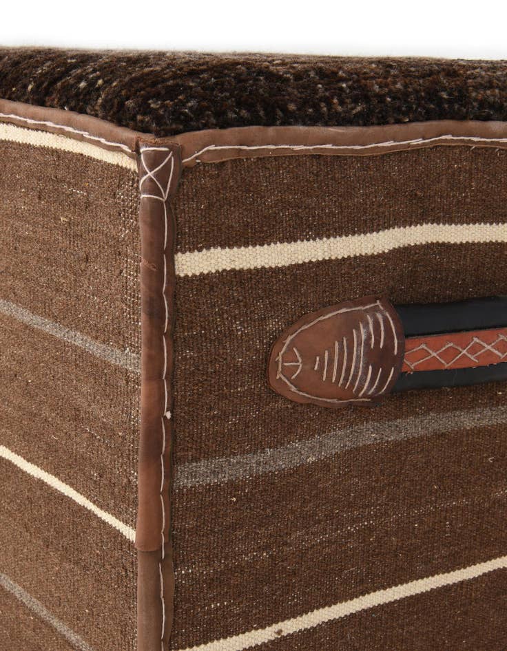 Detail image of  1' 6 x 3' 2  Hand Knotted Furniture Trunk