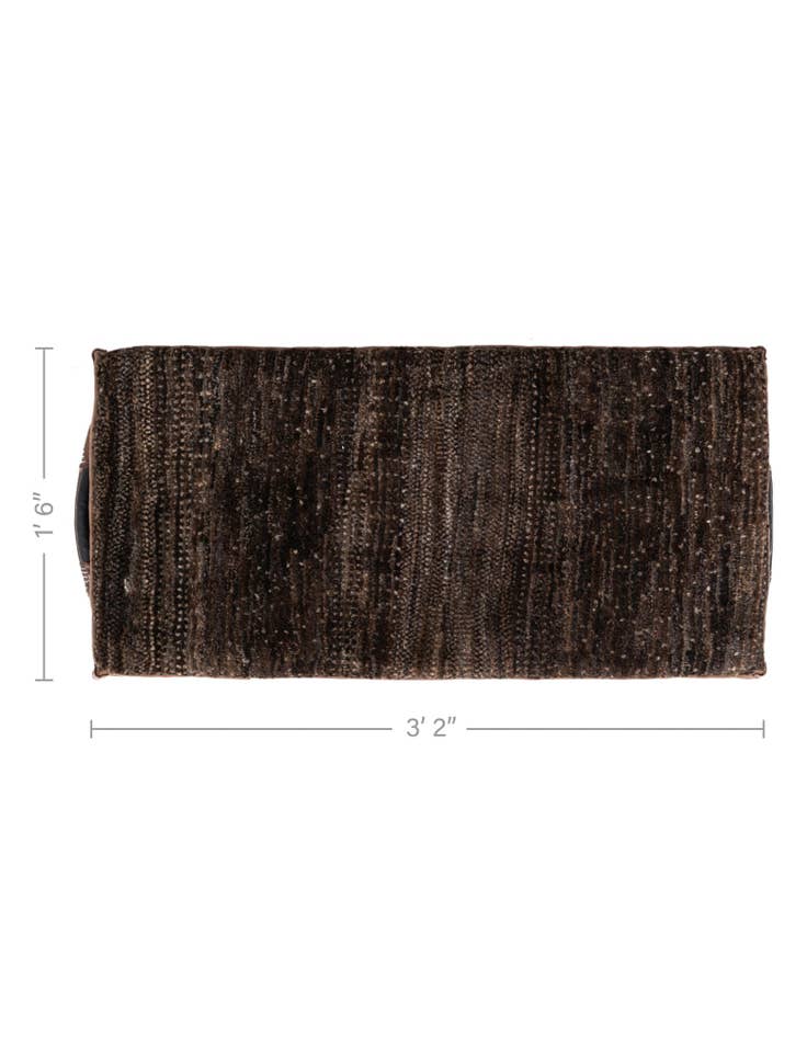 Detail image of  1' 6 x 3' 2  Hand Knotted Furniture Trunk