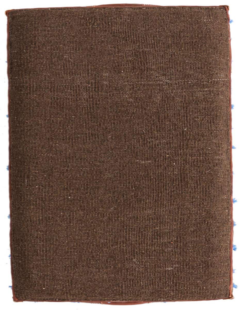 A 2x3 rectangular brown rug with a subtle striped pattern and a medium pile, perfect for an entryway.