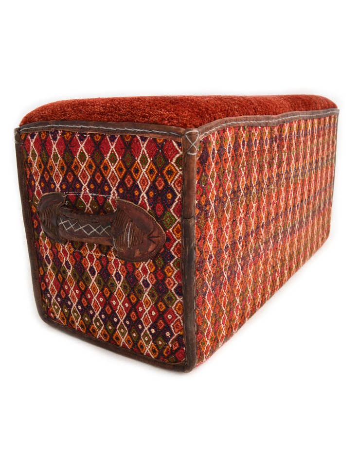 Detail image of  1' 4 x 2' 10  Hand Knotted Furniture Trunk