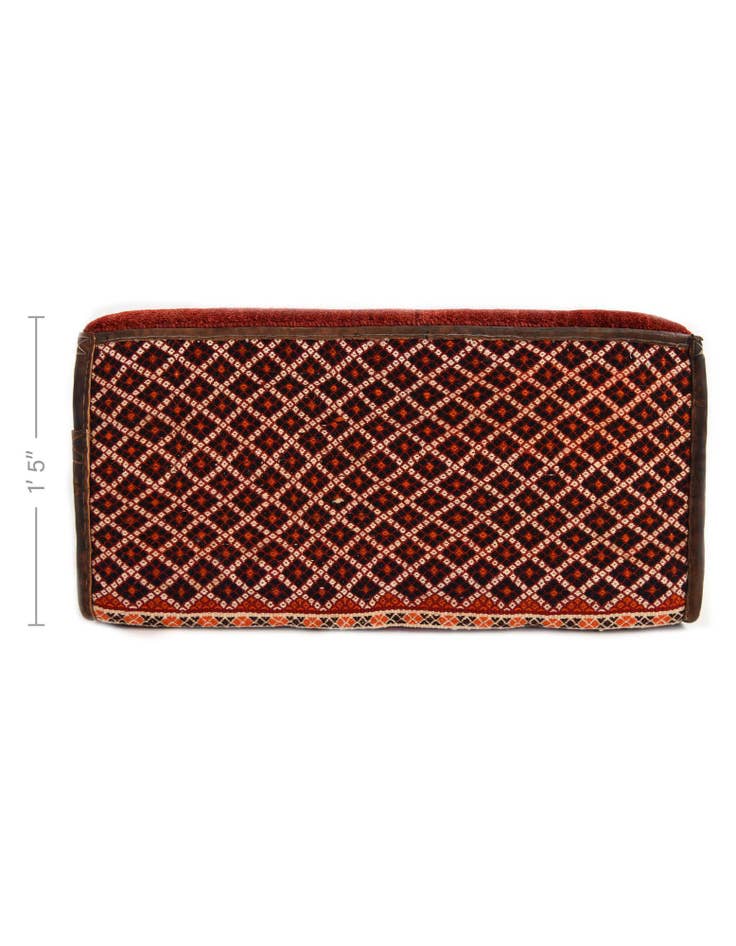 Detail image of  1' 5 x 3'  Hand Knotted Furniture Trunk