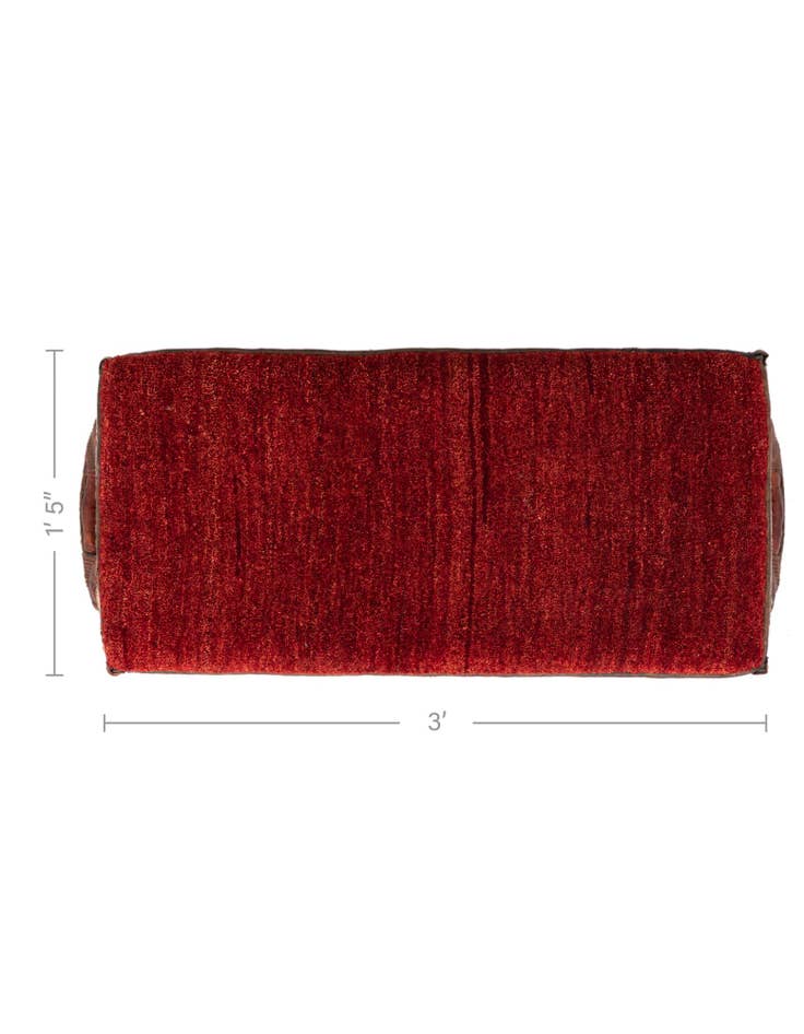 Detail image of  1' 5 x 3'  Hand Knotted Furniture Trunk