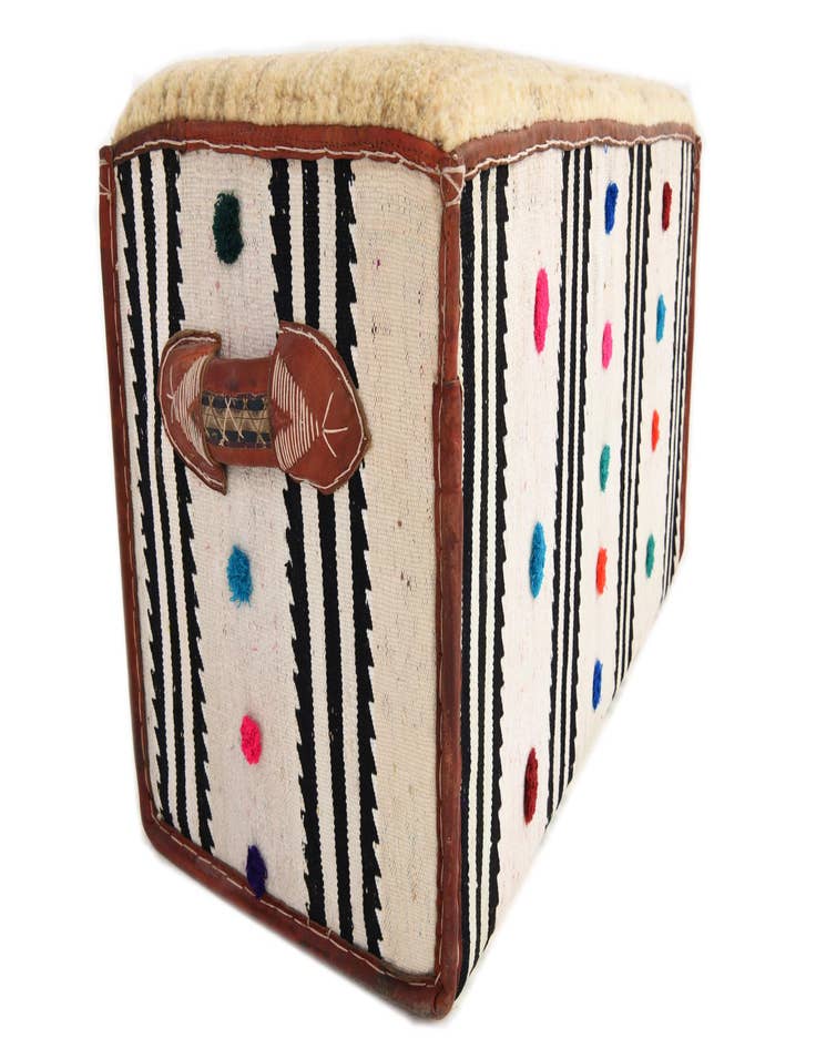 Detail image of  1' 7 x 3' 3  Hand Knotted Furniture Trunk