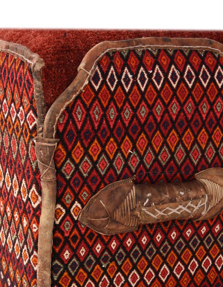 Detail image of  1' 5 x 3' 6  Hand Knotted Furniture Trunk