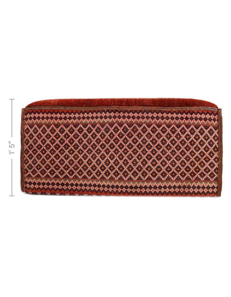 Detail image of  1' 4 x 3'  Hand Knotted Furniture Trunk