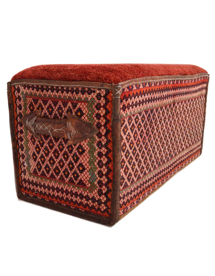 Detail image of  1' 5 x 2' 10  Hand Knotted Furniture Trunk