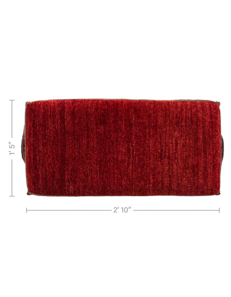 Detail image of  1' 5 x 2' 10  Hand Knotted Furniture Trunk