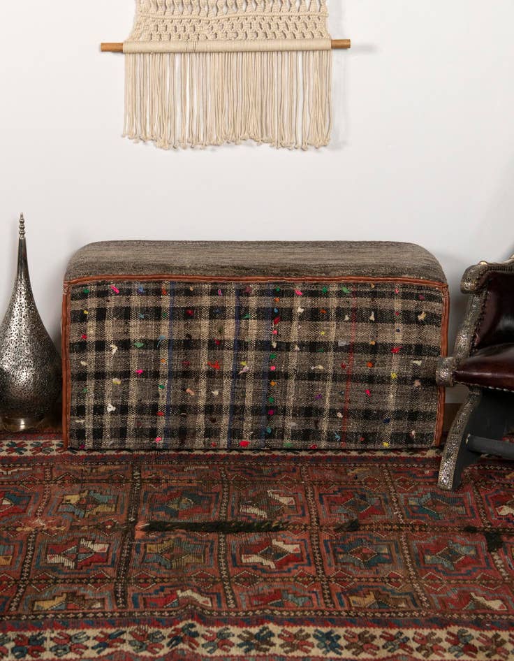 Detail image of  1' 7 x 3' 4  Hand Knotted Furniture Trunk