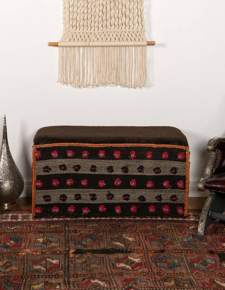 Detail image of  1' 6 x 3' 3  Hand Knotted Furniture Trunk