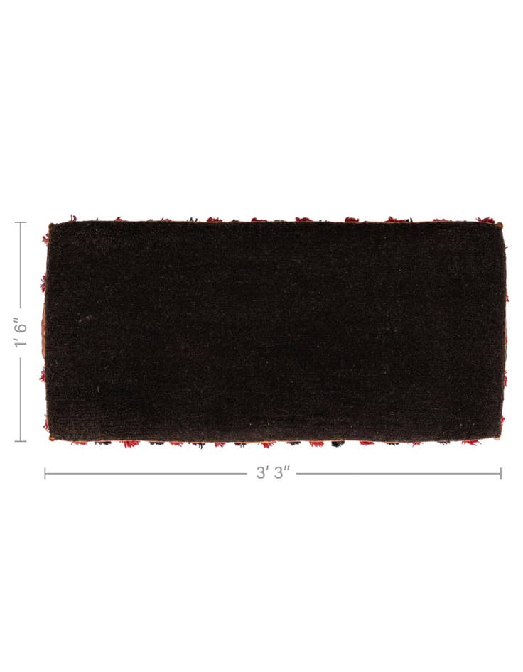 Detail image of  1' 6 x 3' 3  Hand Knotted Furniture Trunk