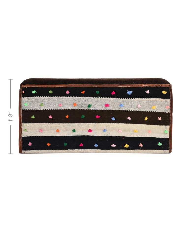 Detail image of  1' 7 x 3' 5  Hand Knotted Furniture Trunk