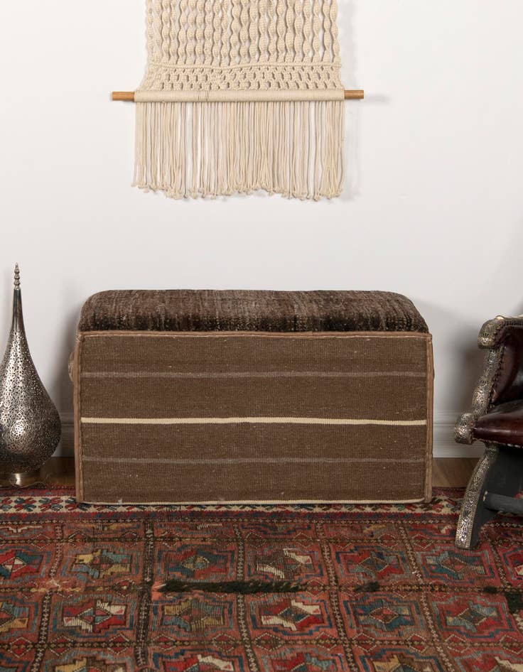 Detail image of  1' 7 x 3' 2  Hand Knotted Furniture Trunk