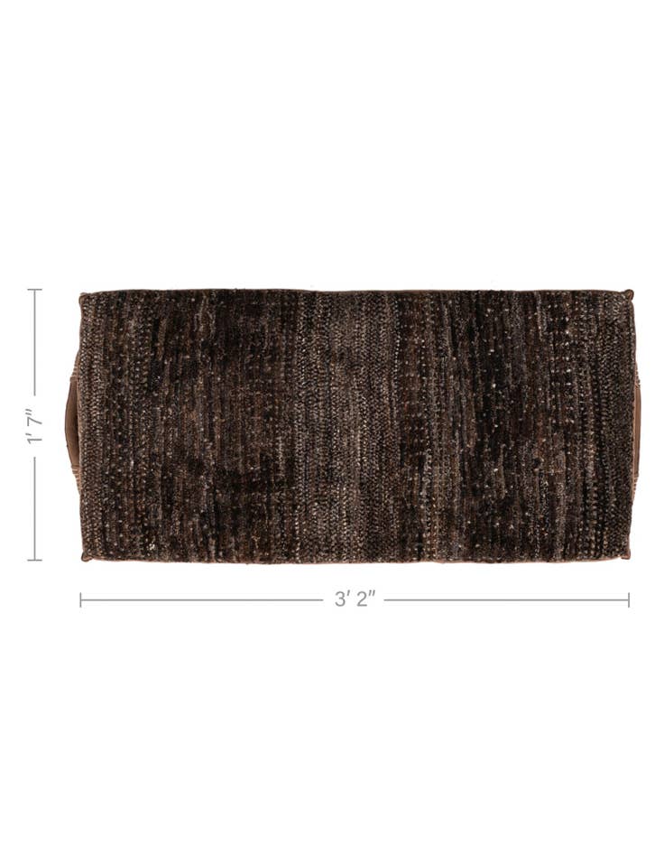 Detail image of  1' 7 x 3' 2  Hand Knotted Furniture Trunk