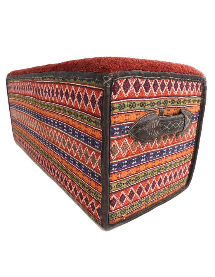 Detail image of  1' 7 x 3' 8  Hand Knotted Furniture Trunk