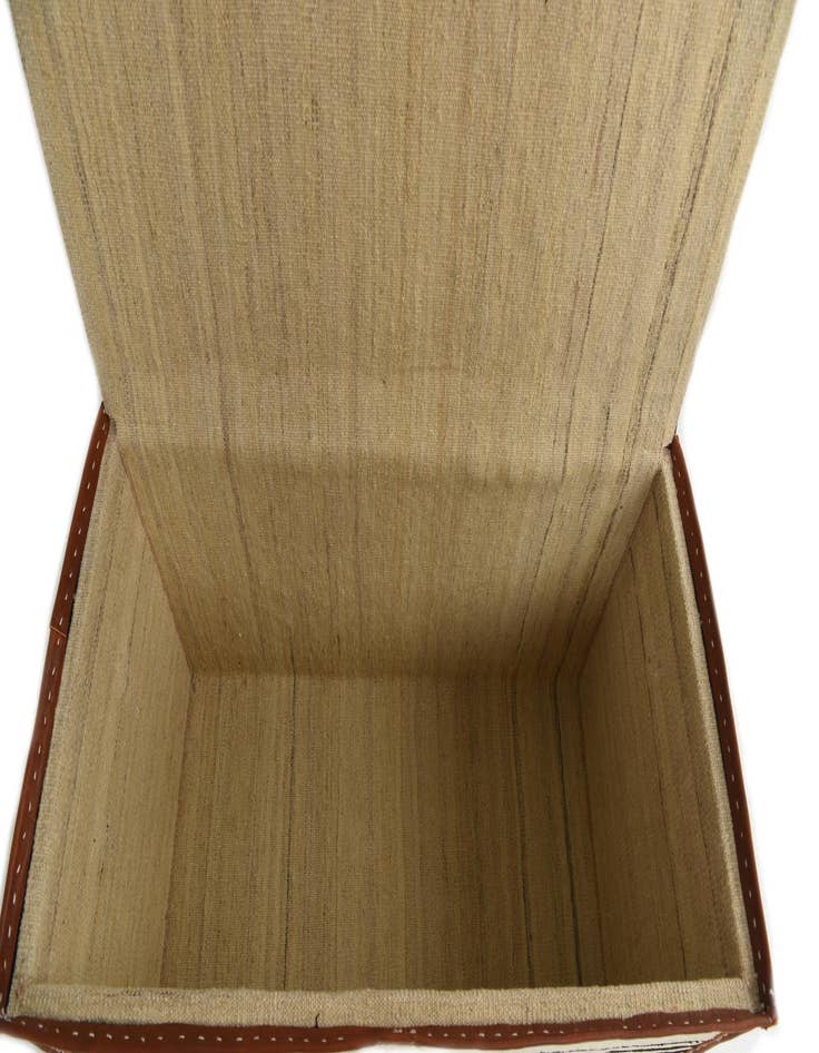 Detail image of  1' 7 x 3' 1  Hand Knotted Furniture Trunk