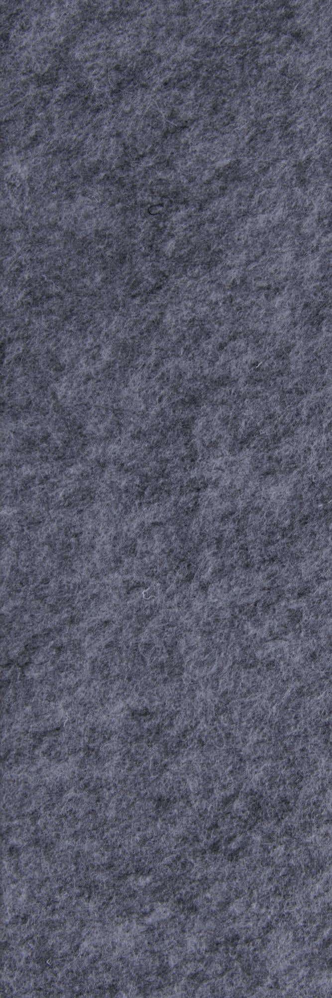 A close-up view of a Uni-Luxe 10 Ft Runner rug, showcasing its medium pile and textured gray surface, ideal for a hallway.